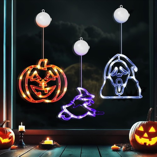 Halloween fensterdeko led - fensterdeko,