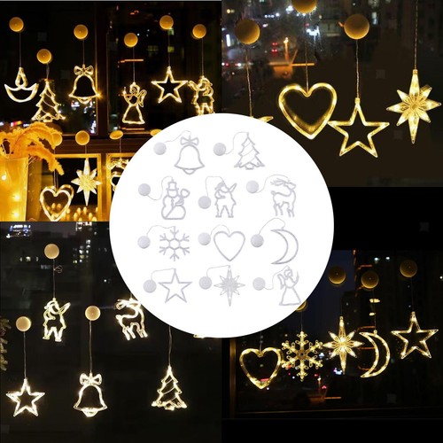 Weihnachts-Saugnapf-Licht-Lamp