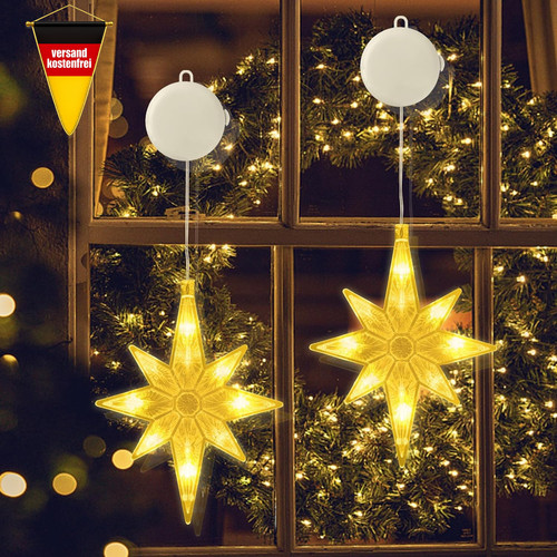 Weihnachtsstern fensterlichter - weihnachtsstern,